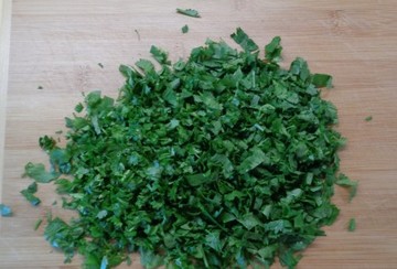 Fresh Chopped Herbs From The Freezer